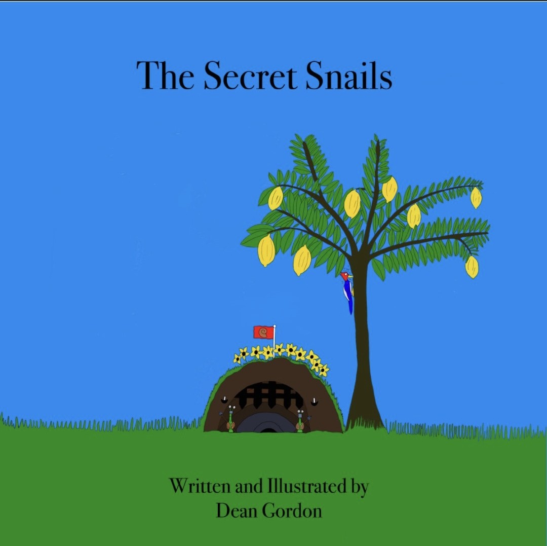 The Secret Snails book cover — written and illustrated by Dean Gordon